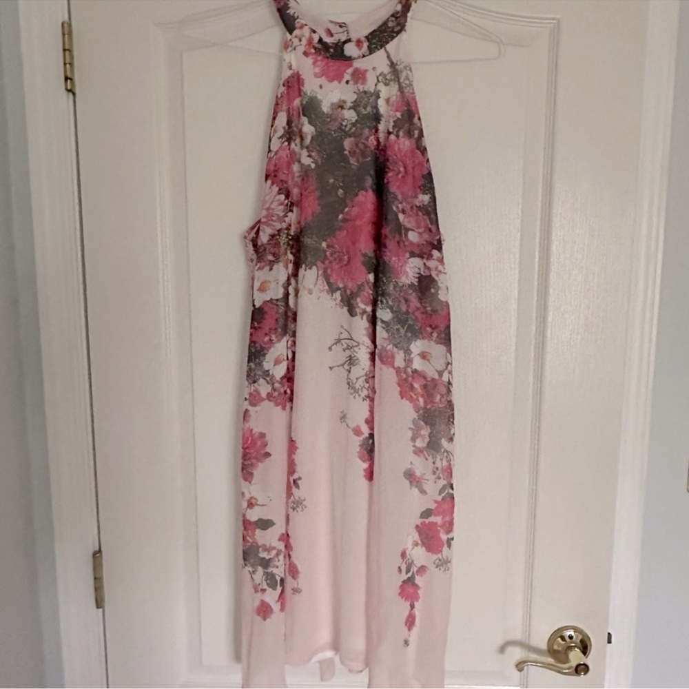 Floral Halter-style Dress